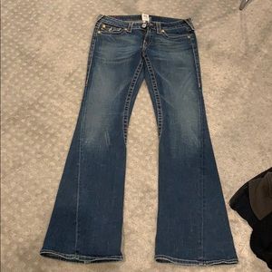 True religion Joey wide leg jeans